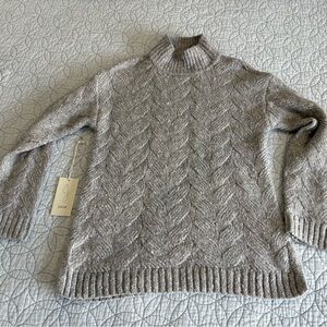 Joie Gray Cable Knit Sweater for Women SIZE SMALL